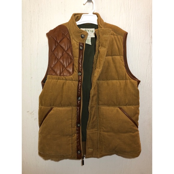 Orvis Padded Corduroy Vest Medium 